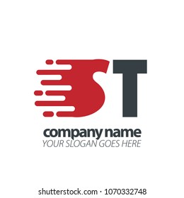 Initial Letter Speed Logo