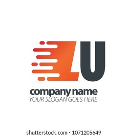 Initial Letter Speed Logo