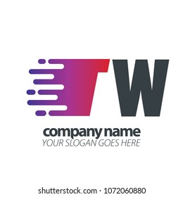 Initial Letter Speed Logo