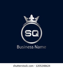 Initial Letter SQ Logo Template Design