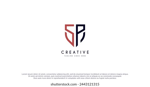 Initial Letter SR logo design vector Inspiration.