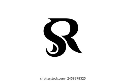 Initial Letter SR Logo Design. SR Logo Design. Creative And Modern SR logo.