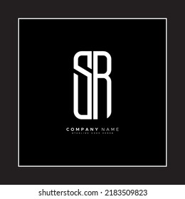 Initial Letter SR Logo - Simple Business Logo