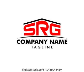 Initial Letter SRG House Logo