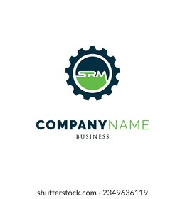 Initial Letter SRM Icon Logo Design Template