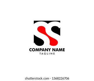 Initial Letter SS Logo Template Design