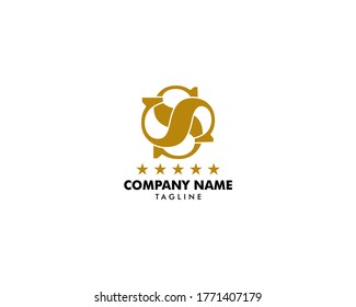 Initial Letter SS Logo Template Design