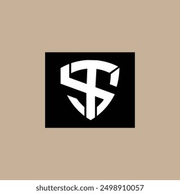 Letra inicial ST Linked Design Logo