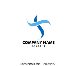 Initial Letter ST Logo Template Design