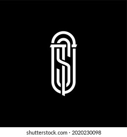 Letra inicial ST
plantilla de diseño vectorial del logotipo de TS