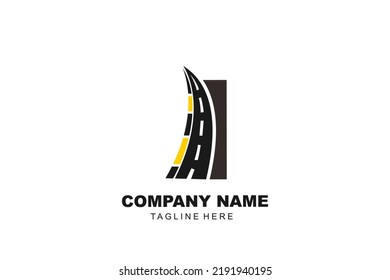 initial Letter I street logo