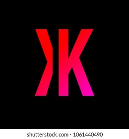 Initial letter style combination x and k