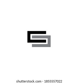 initial letter SU logo template design