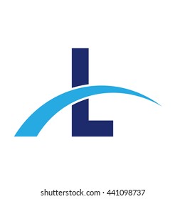 initial letter swoosh