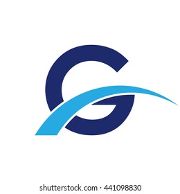 initial letter swoosh