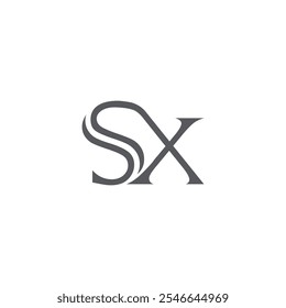 Initial Letter sx Logo Design Outstanding Creative Modern Symbol  Sign