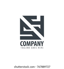 Initial Letter SY Design Logo