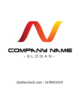 initial letter A symbol. abstract symbol of letter s. template logo design.