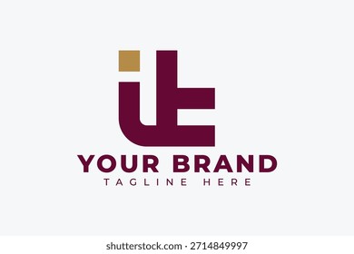 Letra inicial i y t Diseño de logotipos