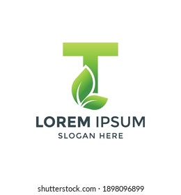 initial letter T logo. nature logo. suitable for your company