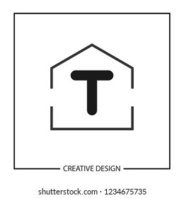 Initial Letter T Logo Template Vector Design
