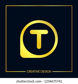 Initial Letter T Logo Template Vector Design