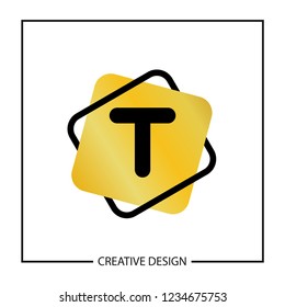 Initial Letter T Logo Template Vector Design