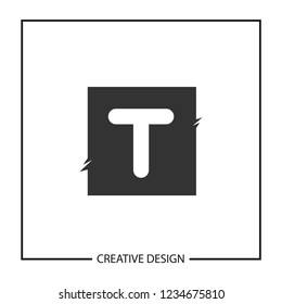Initial Letter T Logo Template Vector Design