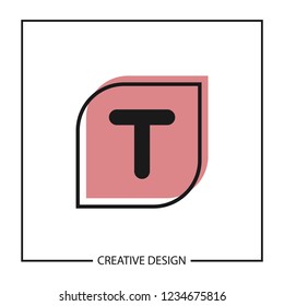 Initial Letter T Logo Template Vector Design