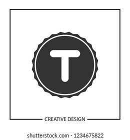 Initial Letter T Logo Template Vector Design