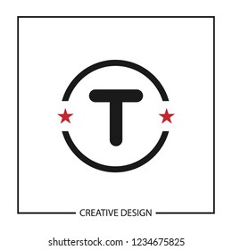 Initial Letter T Logo Template Vector Design