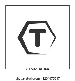 Initial Letter T Logo Template Vector Design