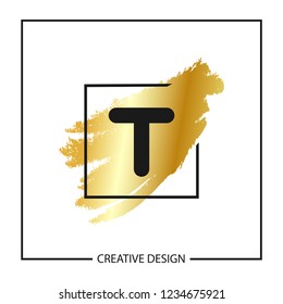 Initial Letter T Logo Template Vector Design