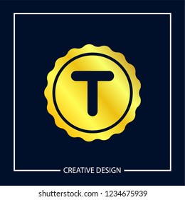 Initial Letter T Logo Template Vector Design