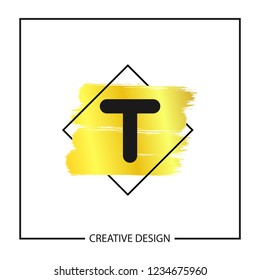 Initial Letter T Logo Template Vector Design
