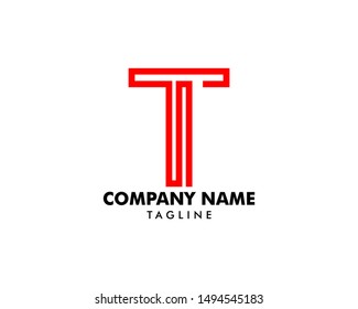 Letter T Logo Icon Design Template Stock Vector (Royalty Free ...