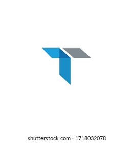 Initial letter t logo vector design templates