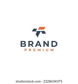 initial letter t real estate logo