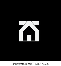 Initial Letter TA Home Logo Template Design