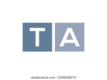 Initial Letter TA Logo. TA Logo Design Vector Template. Creative Abstract Letter TA Linked Logo