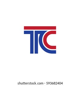 Initial Letter TC Linked Design Logo