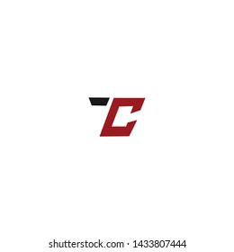 Initial Letter TC Logo Design