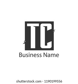 Initial Letter TC Logo Template Design