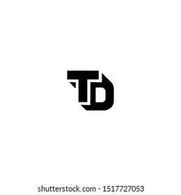 Initial Letter TD Design Logo