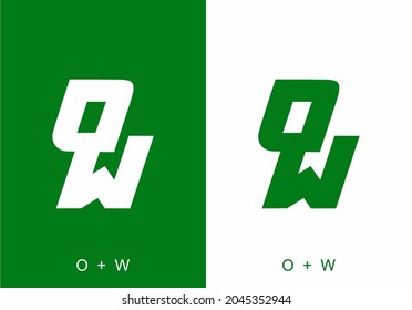texto de letra inicial del diseño de OW