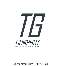 Initial Letter TG Design Logo Template