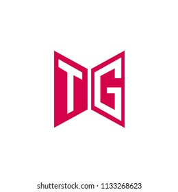 Initial Letter TG Logo Design, Hexagonal Shape with Infinity Style