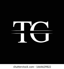 Initial Letter Tg Logo Design Vector Stock Vector (Royalty Free ...