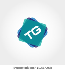 Initial Letter TG Logo Template Vector Design