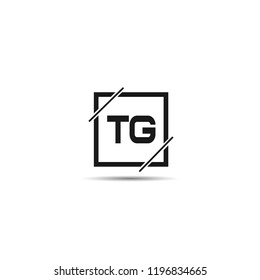 Initial Letter TG Logo Template Design